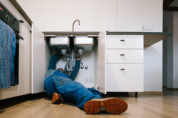 Professional Leak Detection technician working in Saratoga Springs, NY